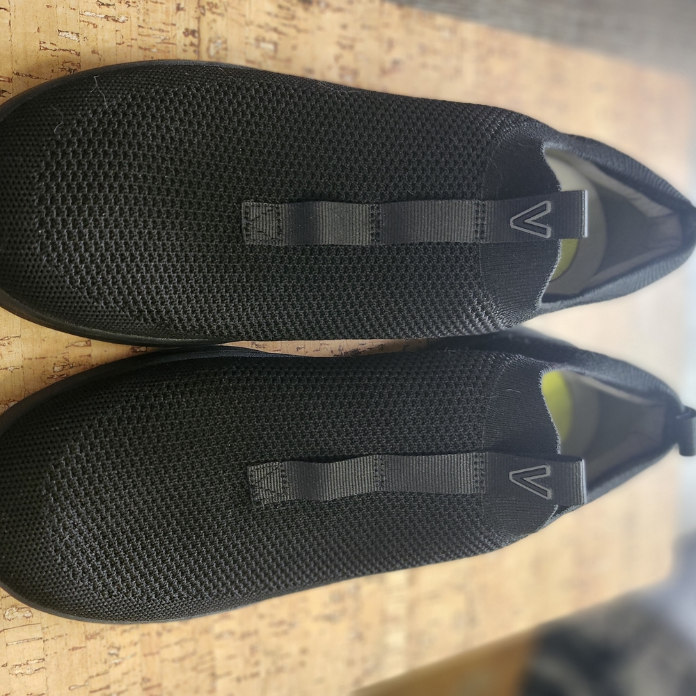 Vionic Black Sneakers Slip-On Mesh Design